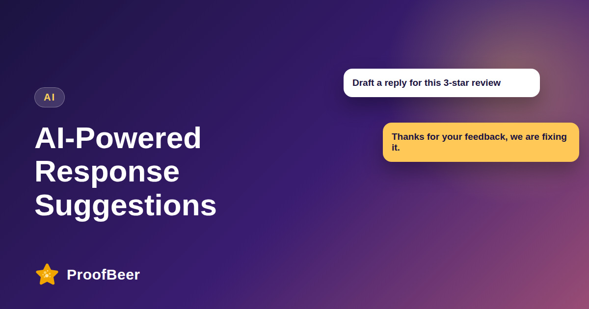 AI-Powered Review Responses