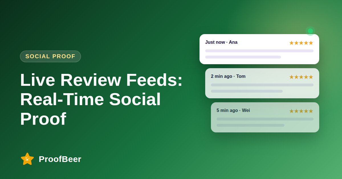 Live Review Feeds