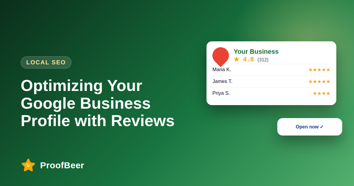 Optimize Your Google Business Profile Reviews