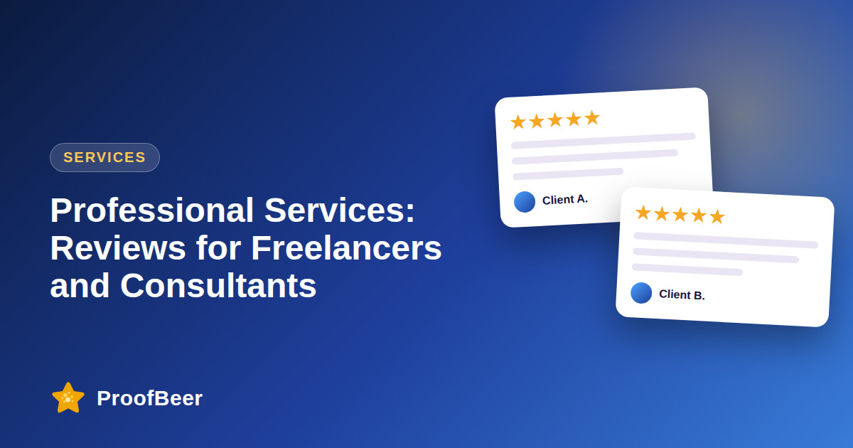 Reviews for Freelancers & Consultants