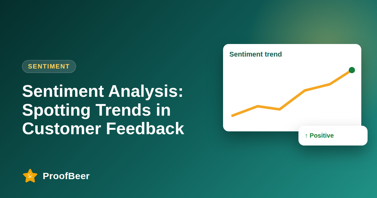 Sentiment Analysis for Customer Feedback