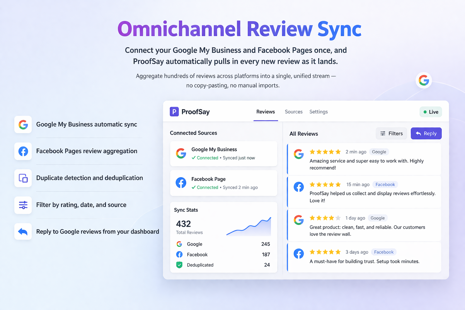 External review sync